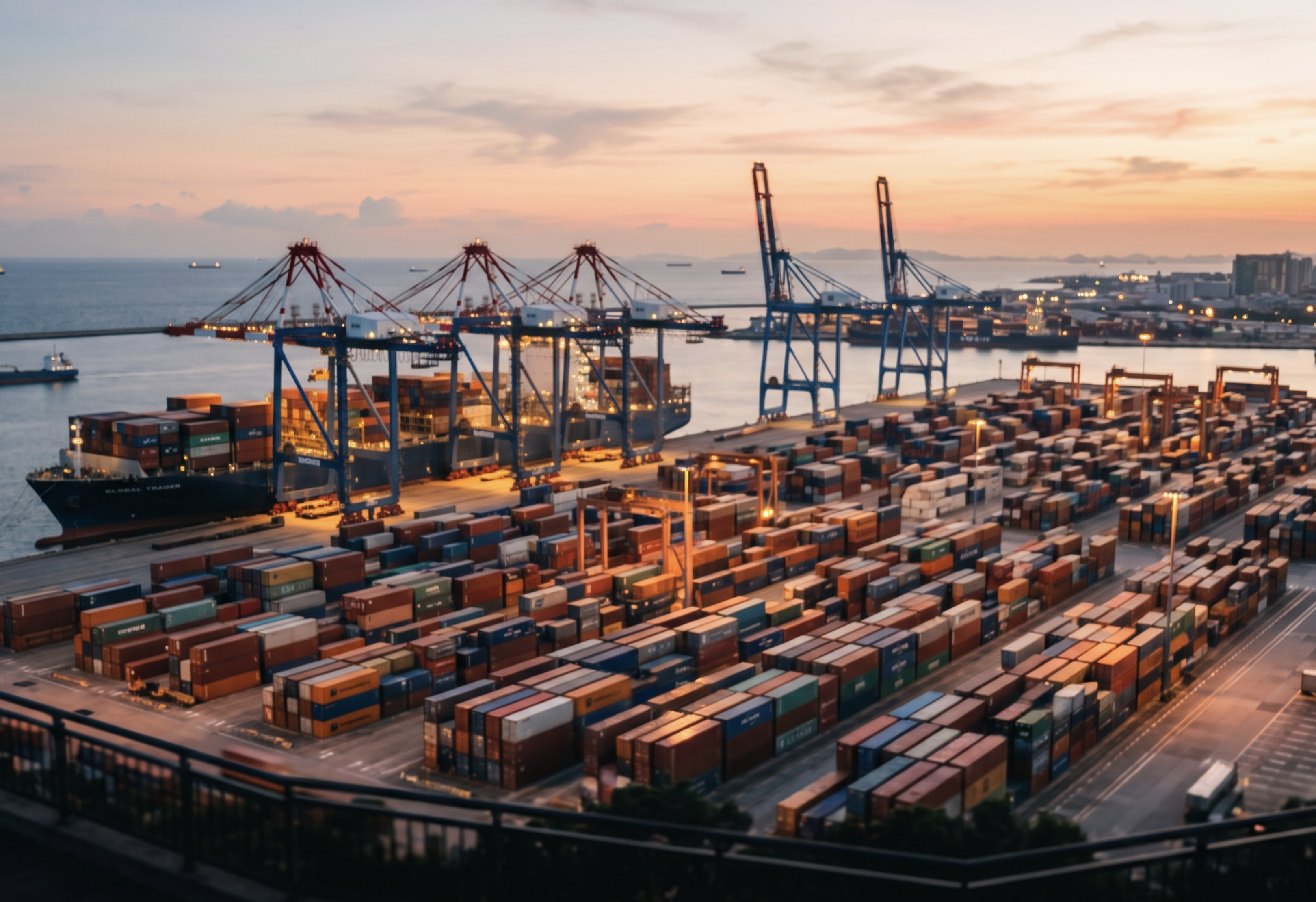 Logística internacional porto do Rio de Janeiro e rotas marítimas China Brasil