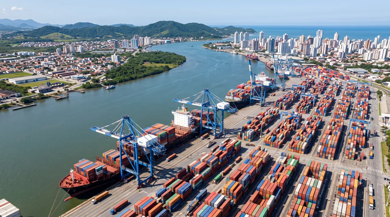 Logística portuária em Itajaí Santa Catarina para importação da China pela HR PRIME Comex